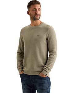 R-neck cotton modal Abbey Stone