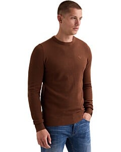 R-neck cotton modal Arabian Spice