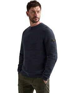 R-neck cotton ottoman Salute
