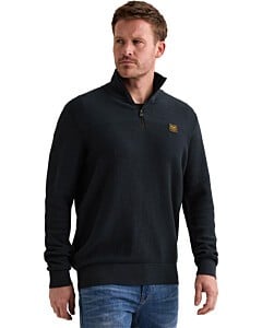 Half zip collar cotton mouline (or Salute