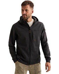 Zip jacket interlock Obsidian
