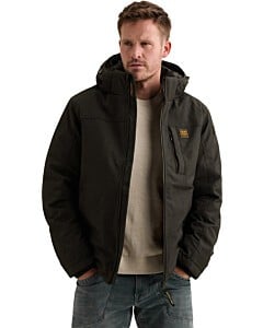 Semi long jacket STRATOR Melange T Bristol Black