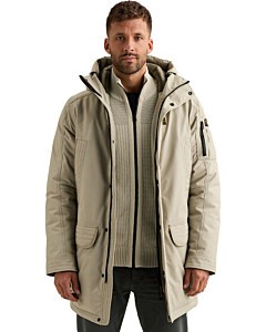 Long jacket ICE PILOT - Ribby Abbey Stone