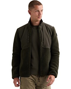 Bomber jacket sherpa nylon mix jac Beluga