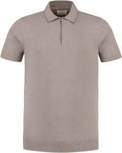 Regular fit Polo SS Knitwear Taupe