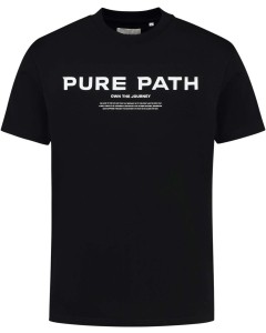 Tshirt with front print Black