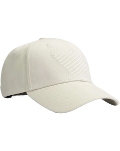 Cap with front triangle embroidery sand