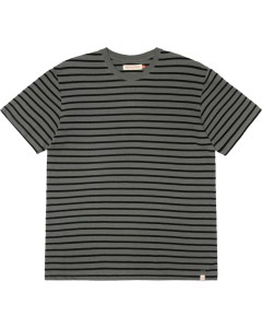 Loose t-shirt darkgrey striped