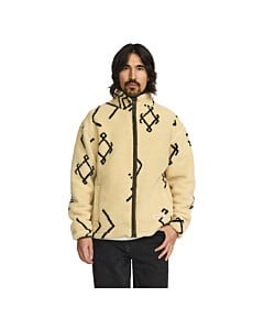Printed teddy jacket