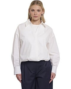 Wrap blouse with fixed innertop