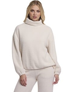 Pullover with high collar