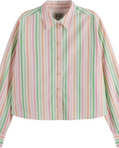 Multi striped boxy fit shirt 