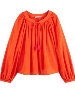 Balloon sleeve top Candy Red