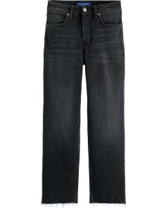 The sky straight fit jeans  black stone 