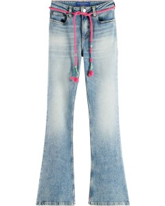 The charm flared jeans summer shower blue