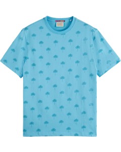 Mini AOP T-shirt Blue Lagoon