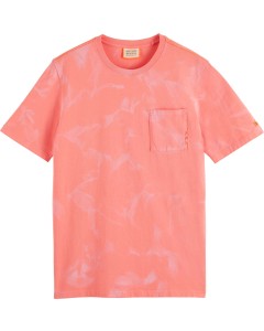 Washed pocket t-shirt coral reef