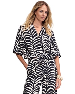 Blouse Print Blacks