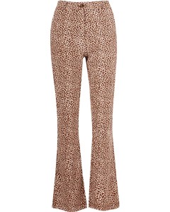 Trousers print browns