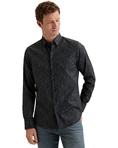 Long sleeve shirt Print on poplin Sky Captain