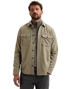 Long sleeve shirt Brushed Melange Forest Fog