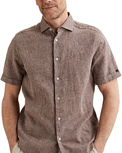 Short Sleeve Shirt Linen Cotton bl Catawba Grape