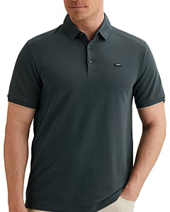 Short sleeve polo pique blend gent Midnight Navy