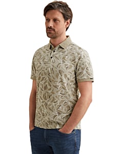 Short sleeve polo stretch pique bl Pure Cashmere