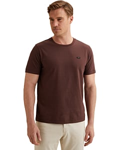 Short sleeve r-neck mercerised mel Catawba Grape