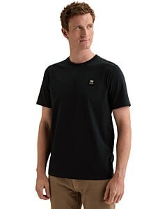 Short sleeve r-neck cotton elastan Sky Captain