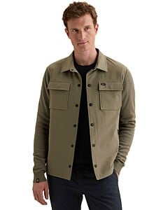Button jacket cotton modal Mulled Basil