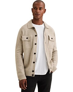 Zip jacket premium wool Silver Lining