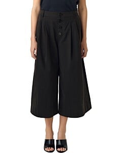 YASCASI HW WIDE CULOTTE PANT Black