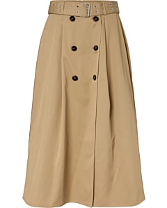 YASTIMALA HW LONG TRENCH SKIRT Incense