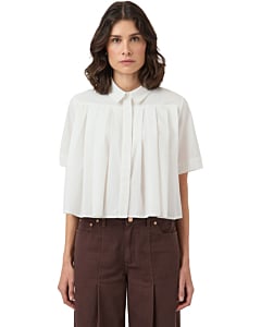 YASSKYMA SS SHORT SHIRT S. Star White