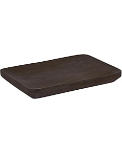 Serveerplateau van mangohout DARK BROWN
