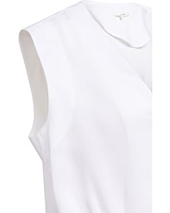 Mouwloze blouse PURE WHITE