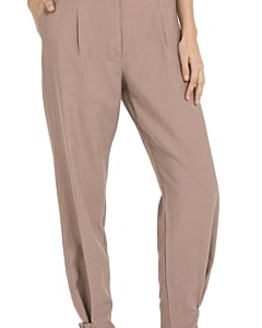 Broek met bandjes bij de zoom BROWNIE BROWN