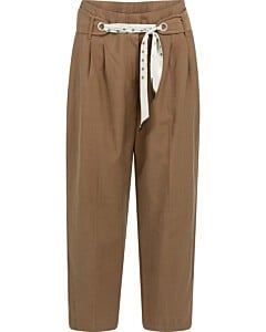 Broek met sjaalceintuur PARTRIDGE BROWN