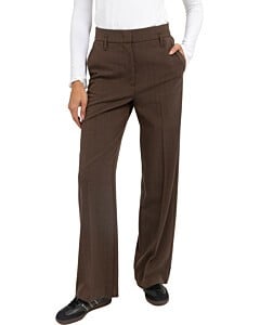 Pantalon met rechte pijpen COCOA BROWN MELANGE