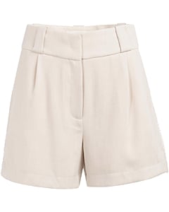 Shorts in linnenmix CLOUD CREME WHITE