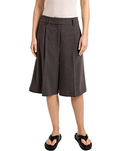 Bermuda met hoge taille DELICIOSO BROWN