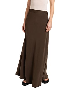 A-lijn maxi rok SLATE BLACK BROWN