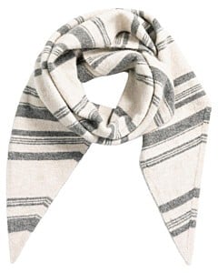 Driehoekssjaal met strepen OFF WHITE DESSIN