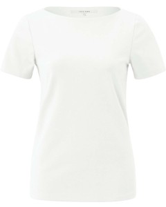 T-shirt with boatneck PURE WHITE