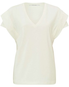 Top with sleeve detail IVORY WHITE