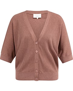 Vest met korte mouwen BURLWOOD PINK MELANG