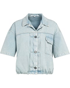 Oversized denim worker jack LIGHT DENIM