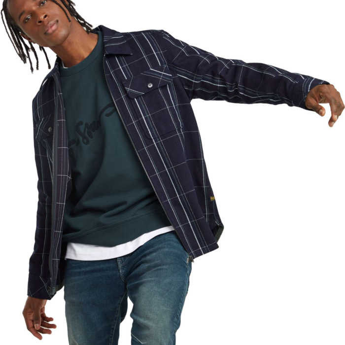 Camel G-STAR RAW Gewatteerde jas POSTINO QUILTED OVERSHIRT