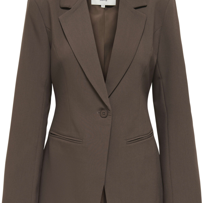 Onlina life l/s faux suede blazer tlr Nuthatch
